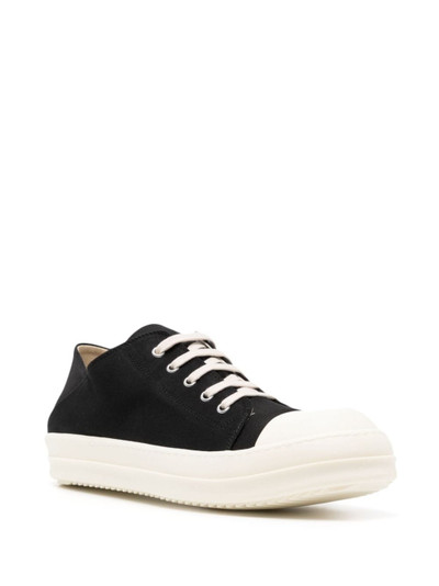 Rick Owens lace-up canvas sneakers outlook
