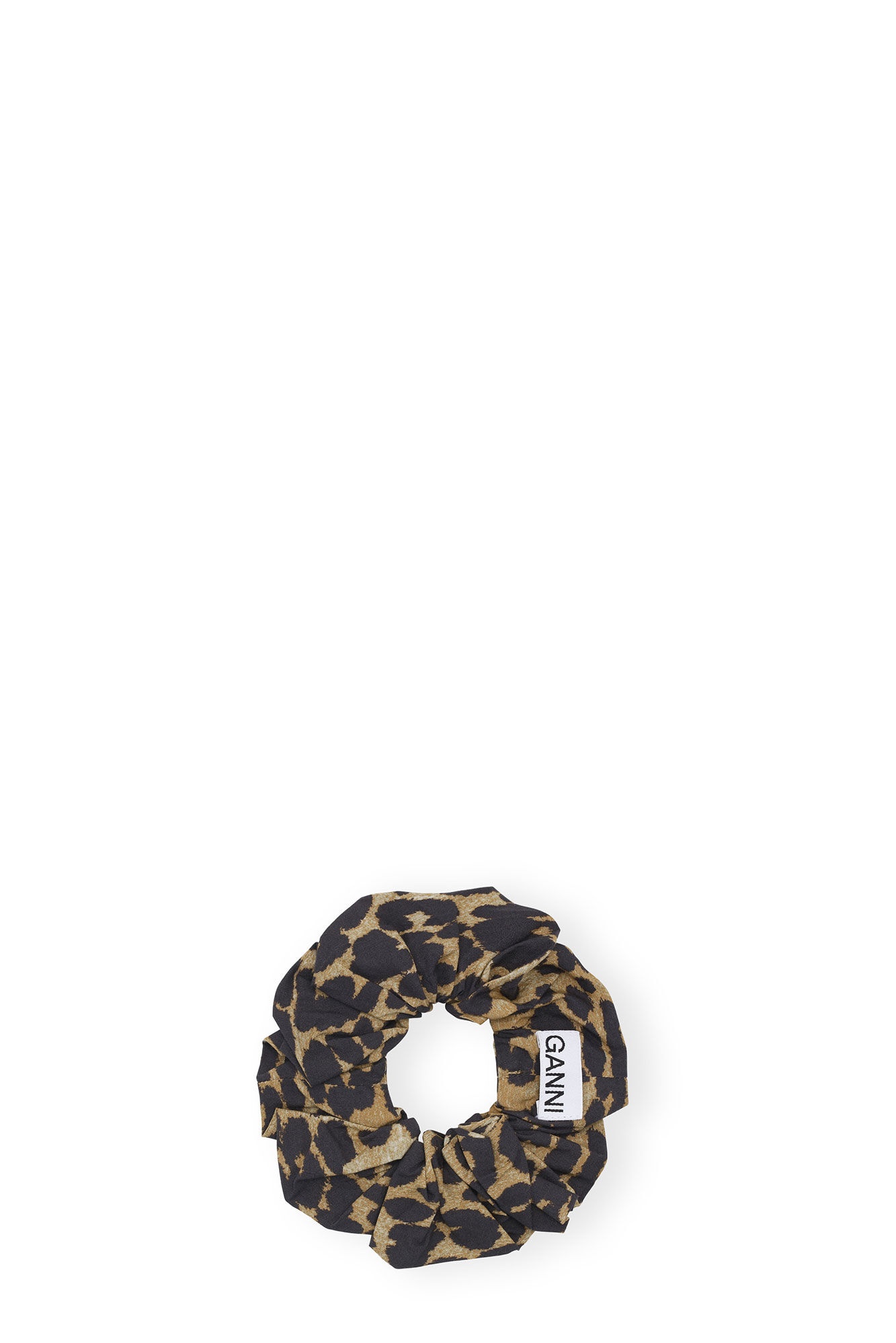 LEOPARD COTTON SCRUNCHIE - 1