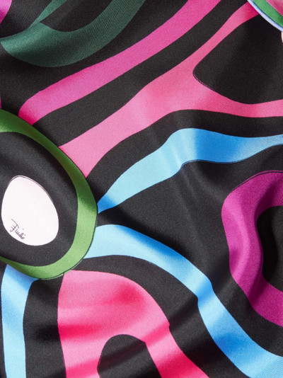 PUCCI abstract print silk scarf outlook