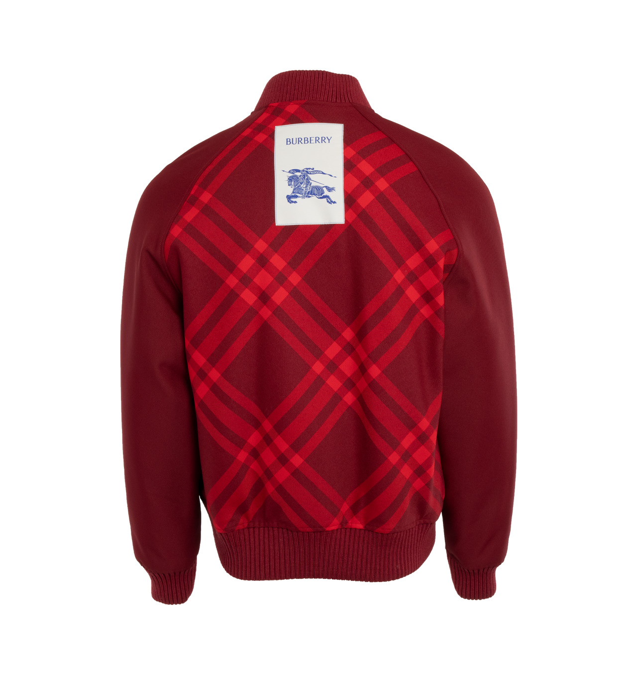 【関税&送料込】Burberry Embroidered Polyester Blend Bomber Burberry Checked Reversible Bomber Jacket With Zipper, Size