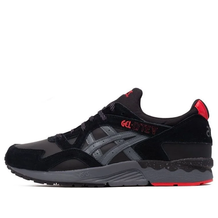 ASICS Gel-Lyte V Non-Slip Breathable Low Tops Sports Black Gray 1191A310-002 - 1