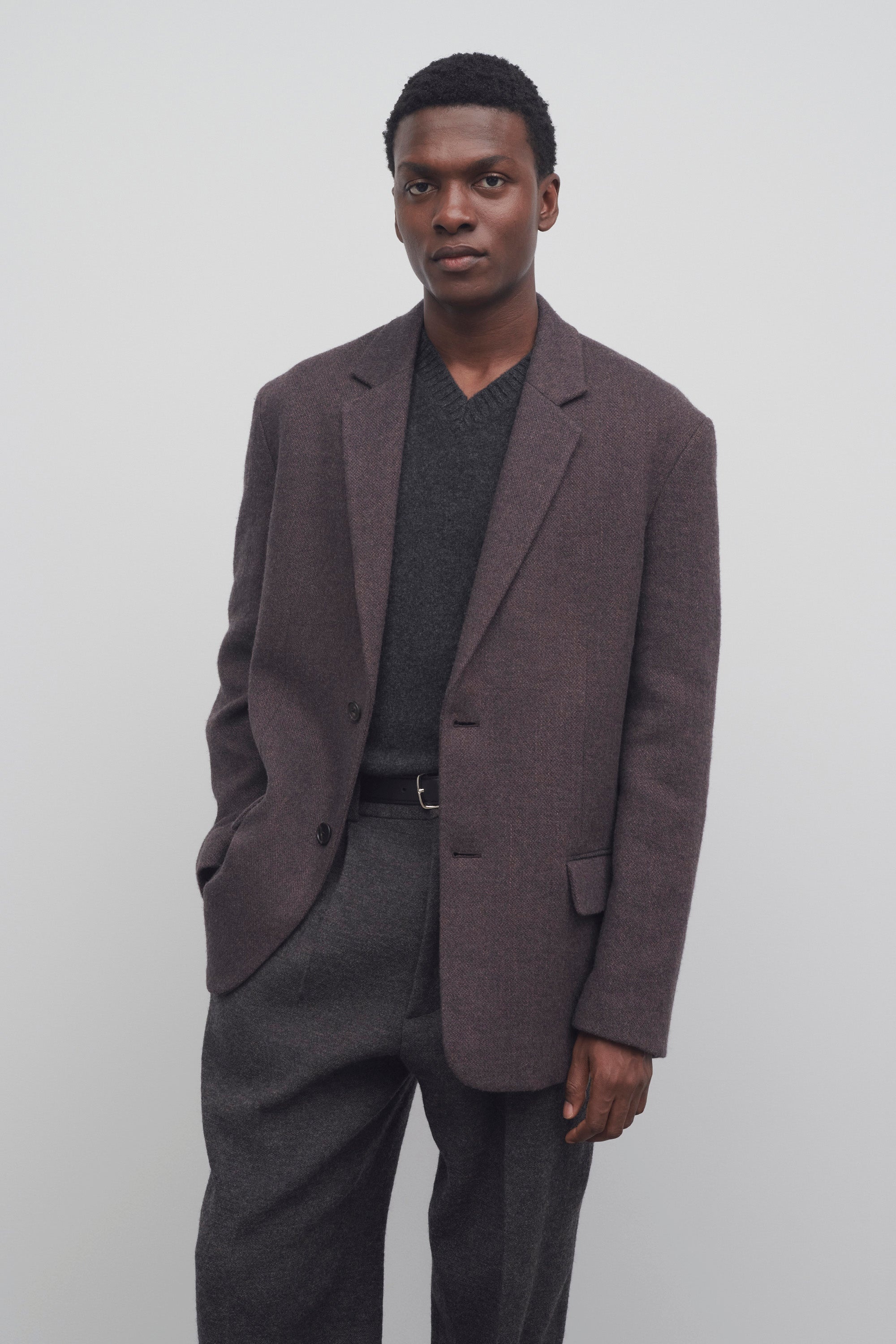 Eligio Jacket in Linen and Wool - 3