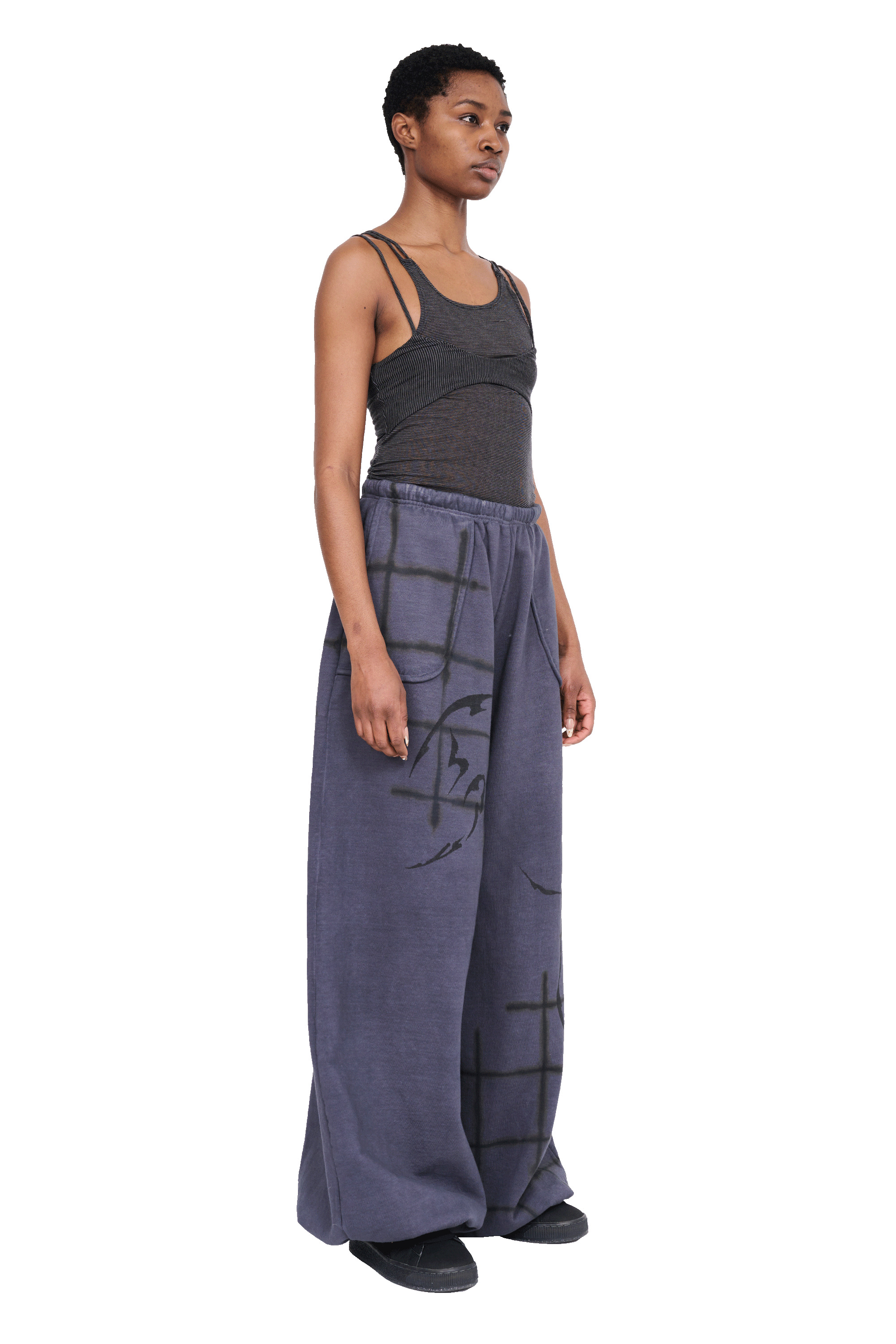 CHARCOAL BALLOON SWEATPANT - 3