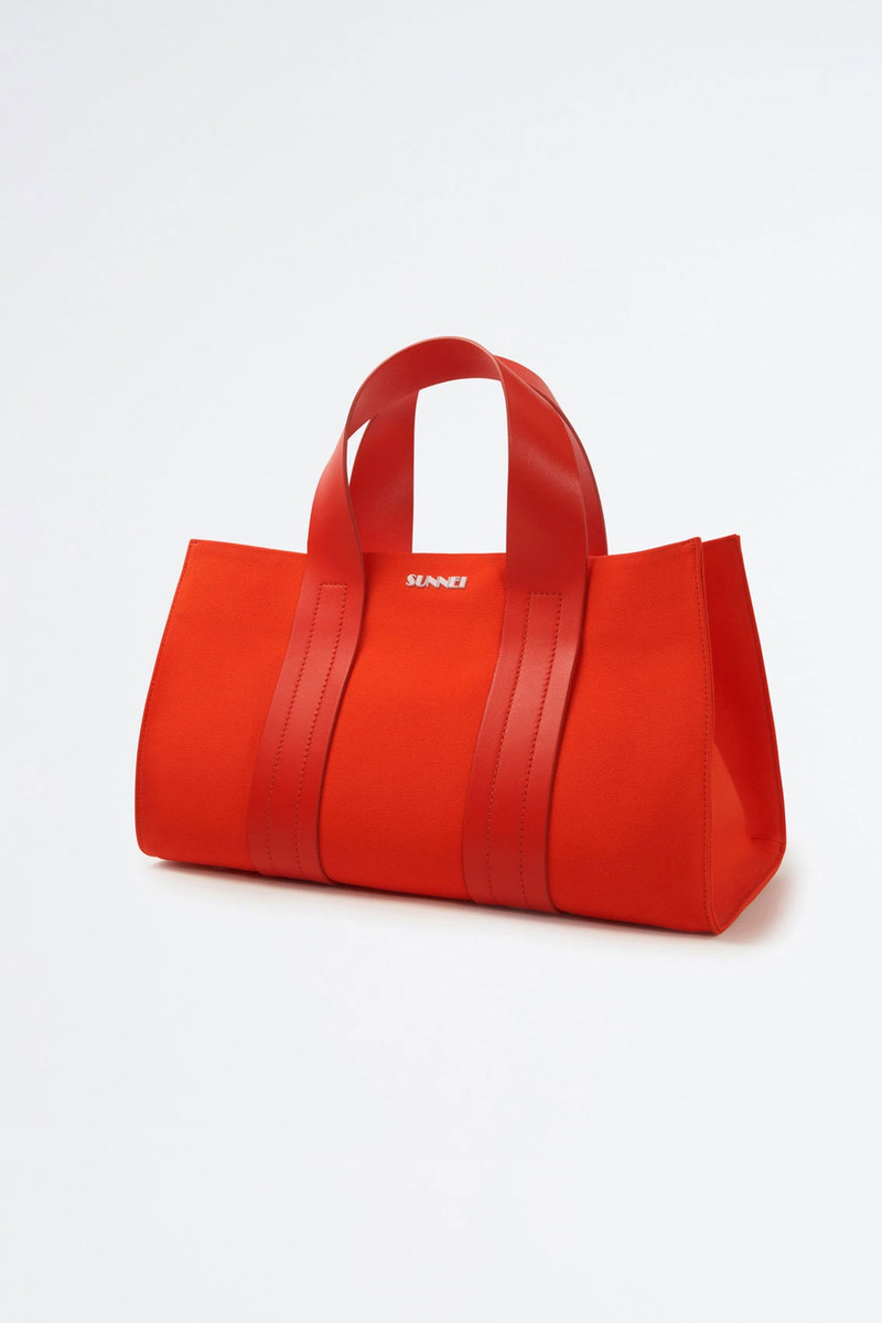 RED MINI PARALLELEPIPEDO BAG 3