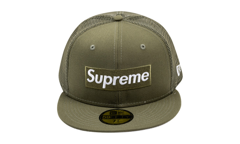 Supreme Box Logo Mesh Back New Era Hat - 1