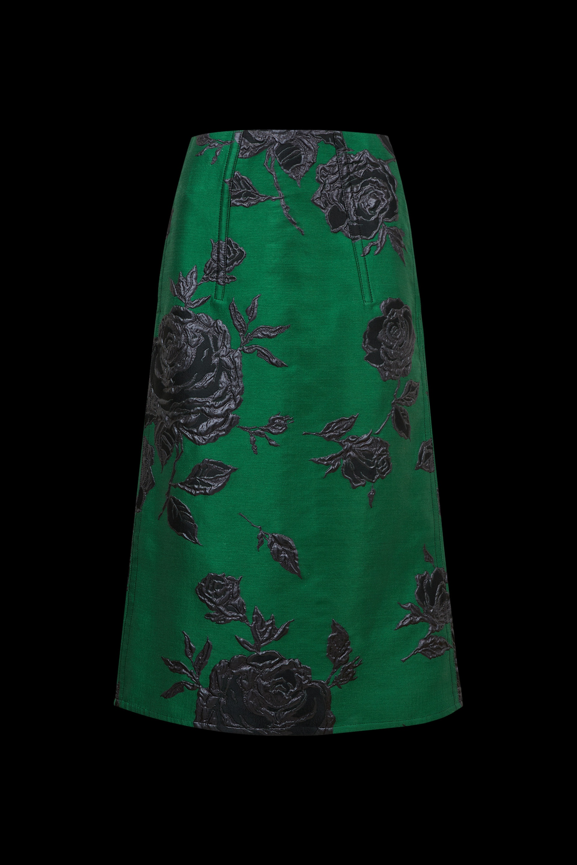 Jacquard Midi Skirt - 1