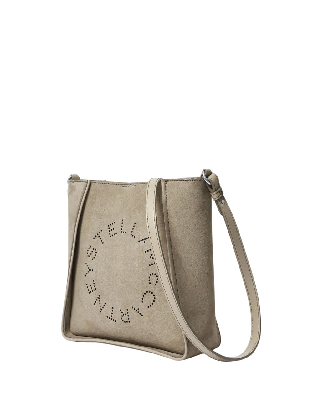 Stella Mccartney Women Alter Suede Shoulder Bag With Piping Details - 2