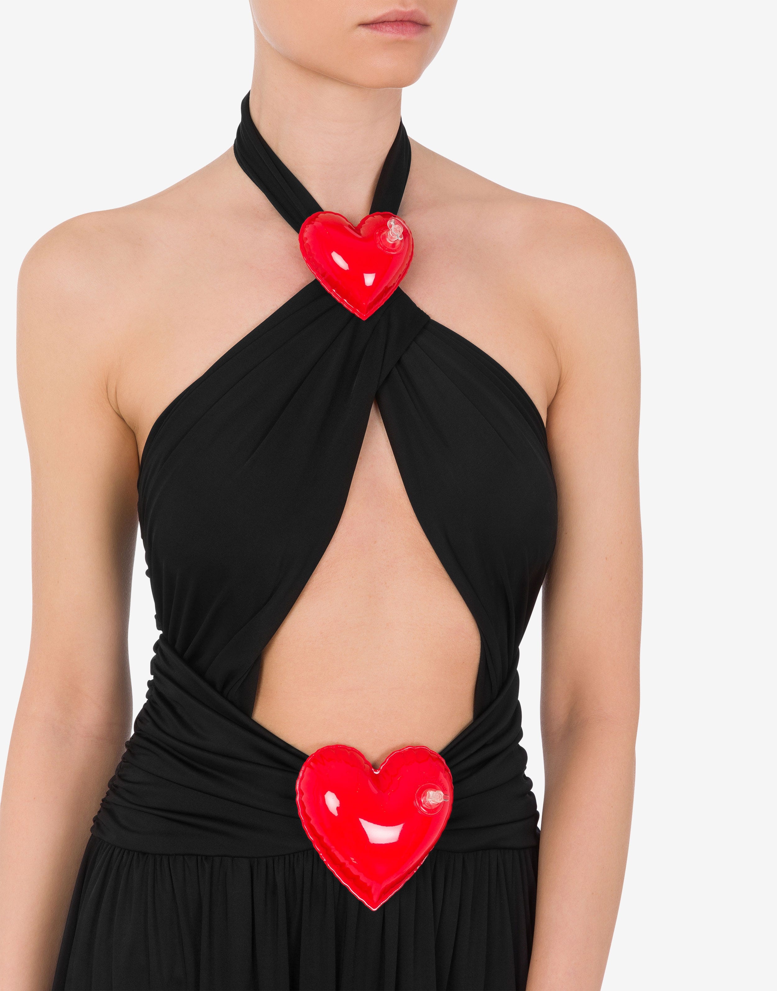INFLATABLE HEARTS ORGANZINE DRESS - 4
