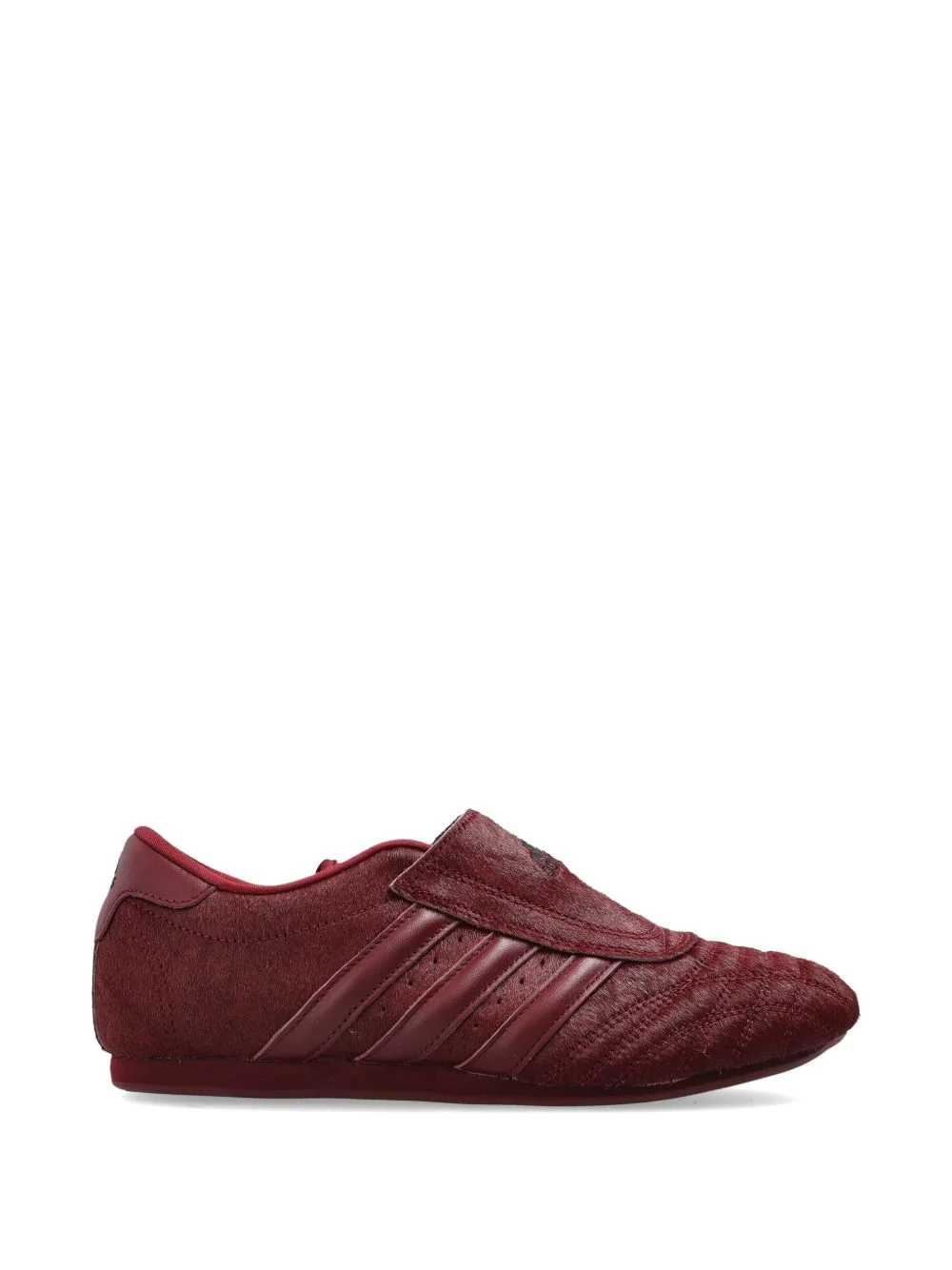 fur striped sneakers - 1