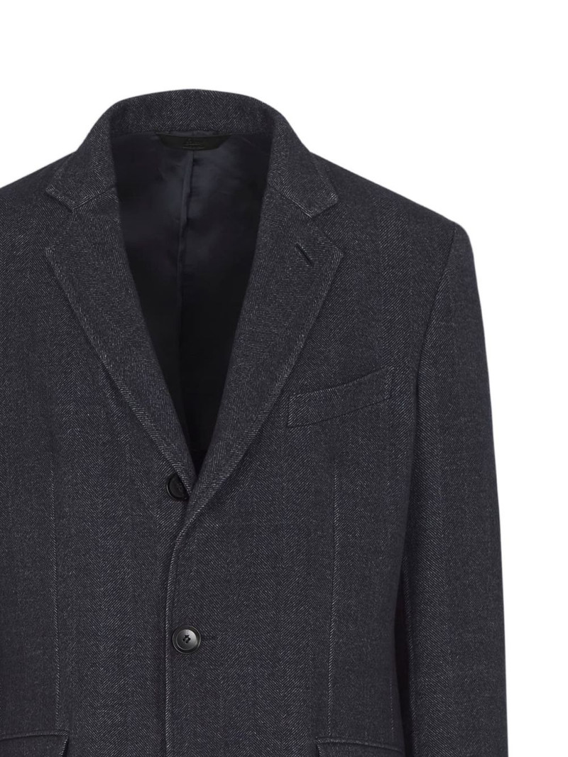 Brioni button front pockets coat outlook