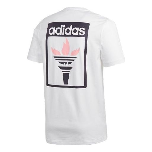 adidas originals Flame Printing Short Sleeve White GK5905 - 2