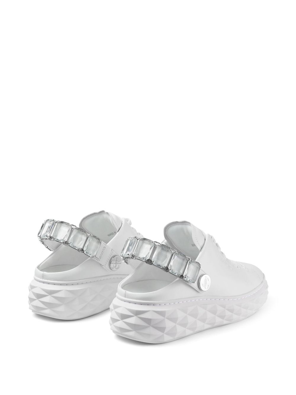 Diamond Maxi Crystal leather sneakers - 3