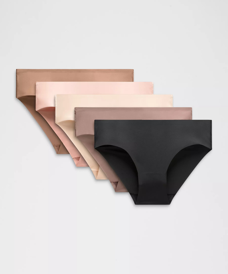 InvisiWear Mid-Rise Bikini Underwear *5 Pack 1