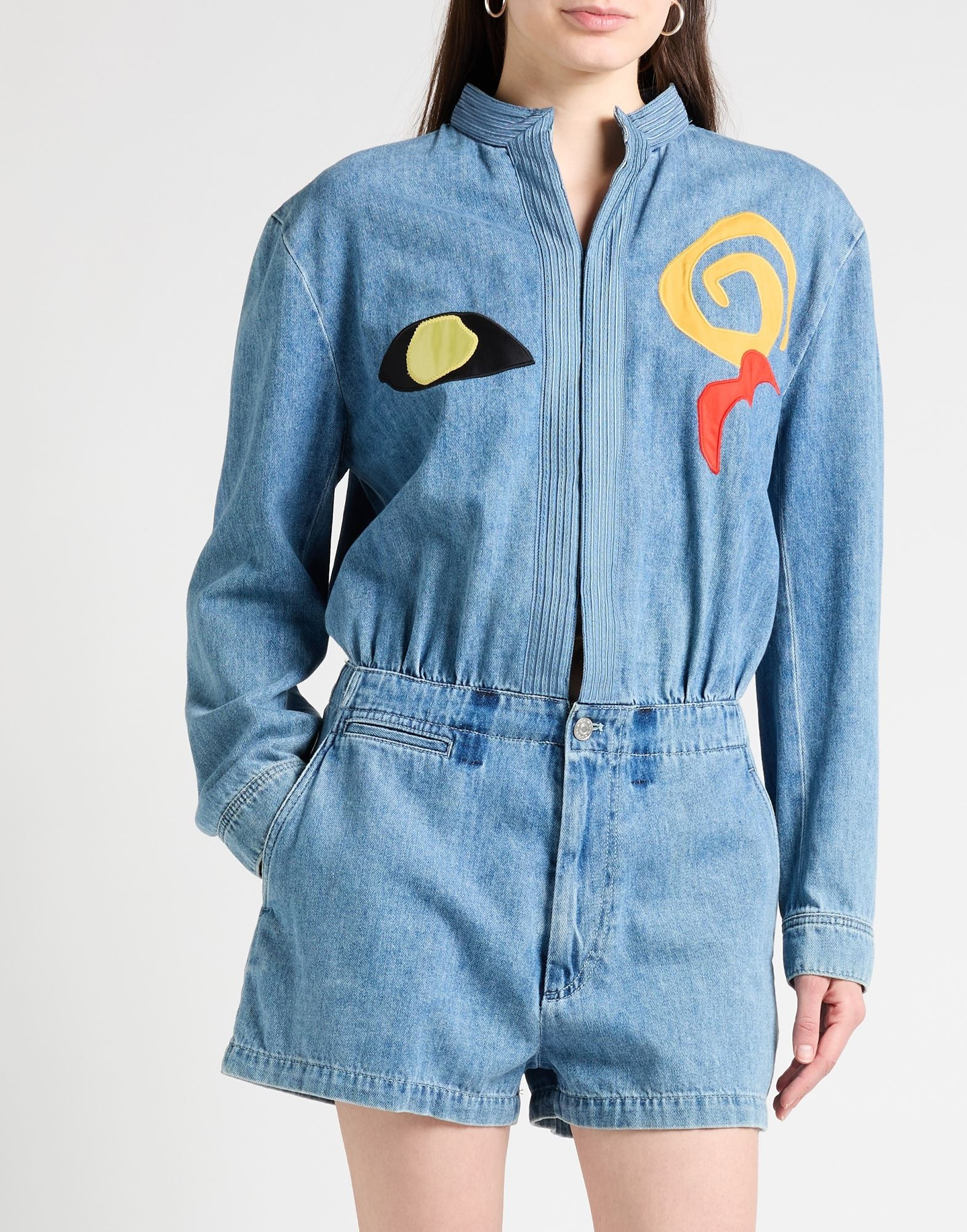Blue Women's Denim Overall - 4