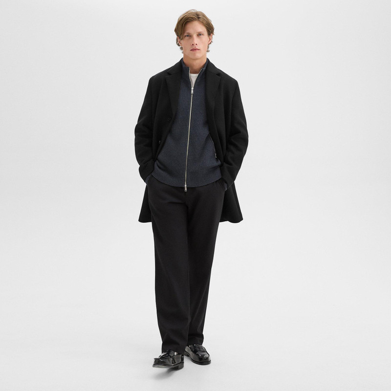 3-Button Topcoat in Recycled Wool-Blend Melton 3