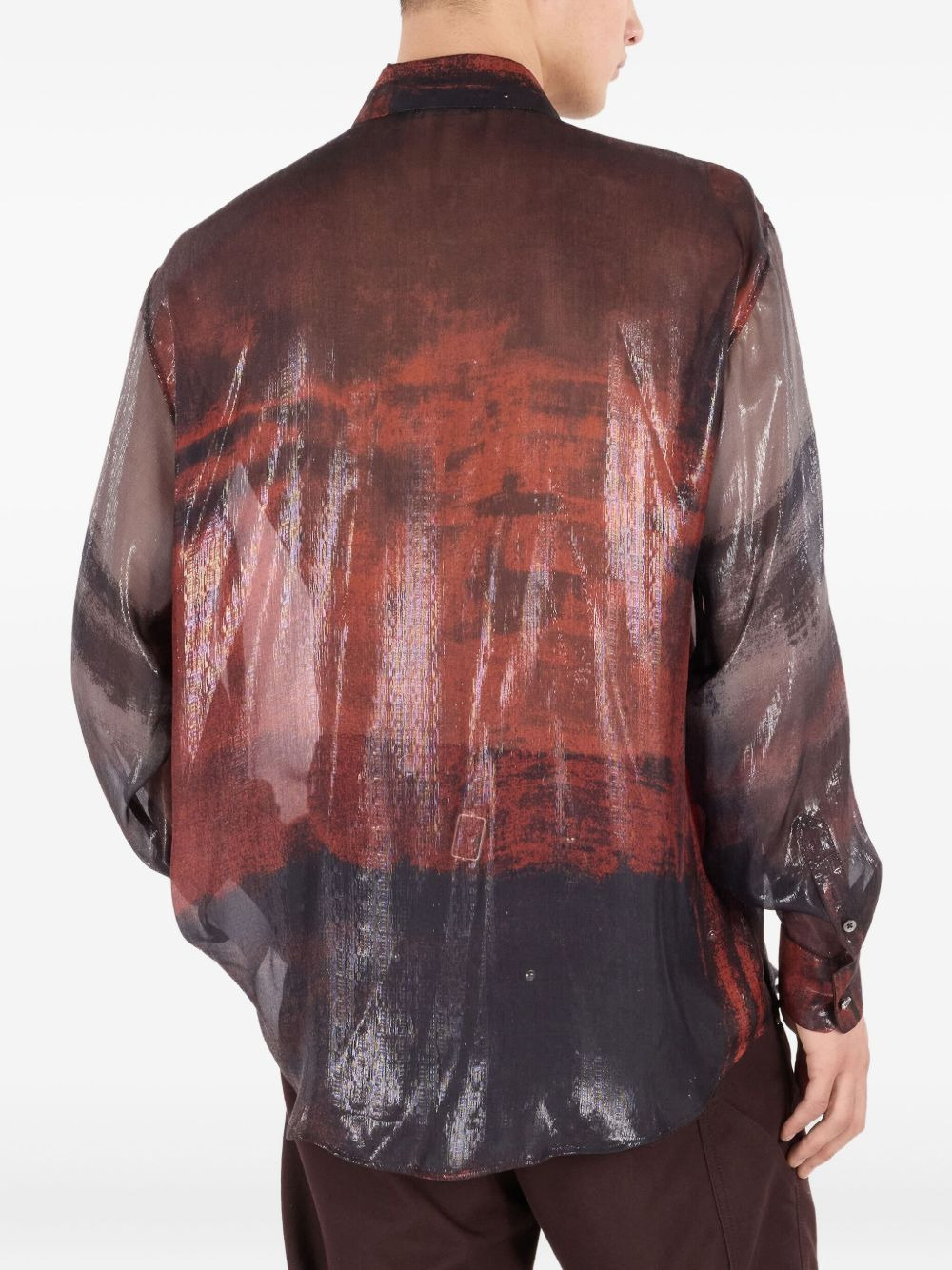 garment-dyed effect shirt - 4