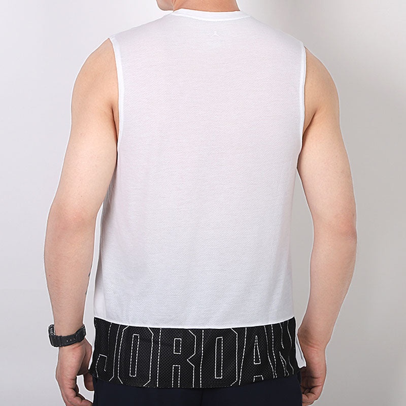 Air Jordan Basketball Training Sports Sleeveless Vest White CJ4576-100 - 4