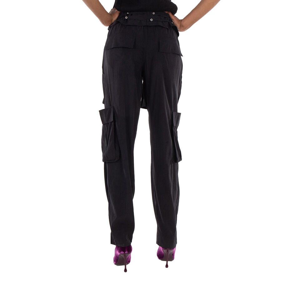 Isabel Marant Ladies Black Hadja Flowing Pants, Brand Size 34 (US Size 0) - 3