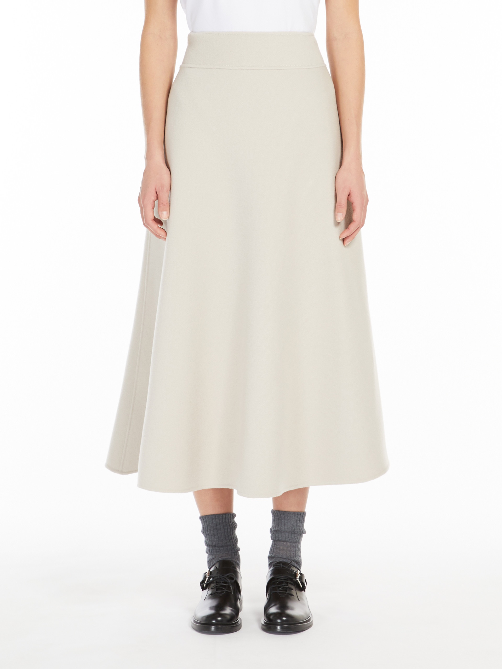 NEVADA Wool A-line skirt - 3