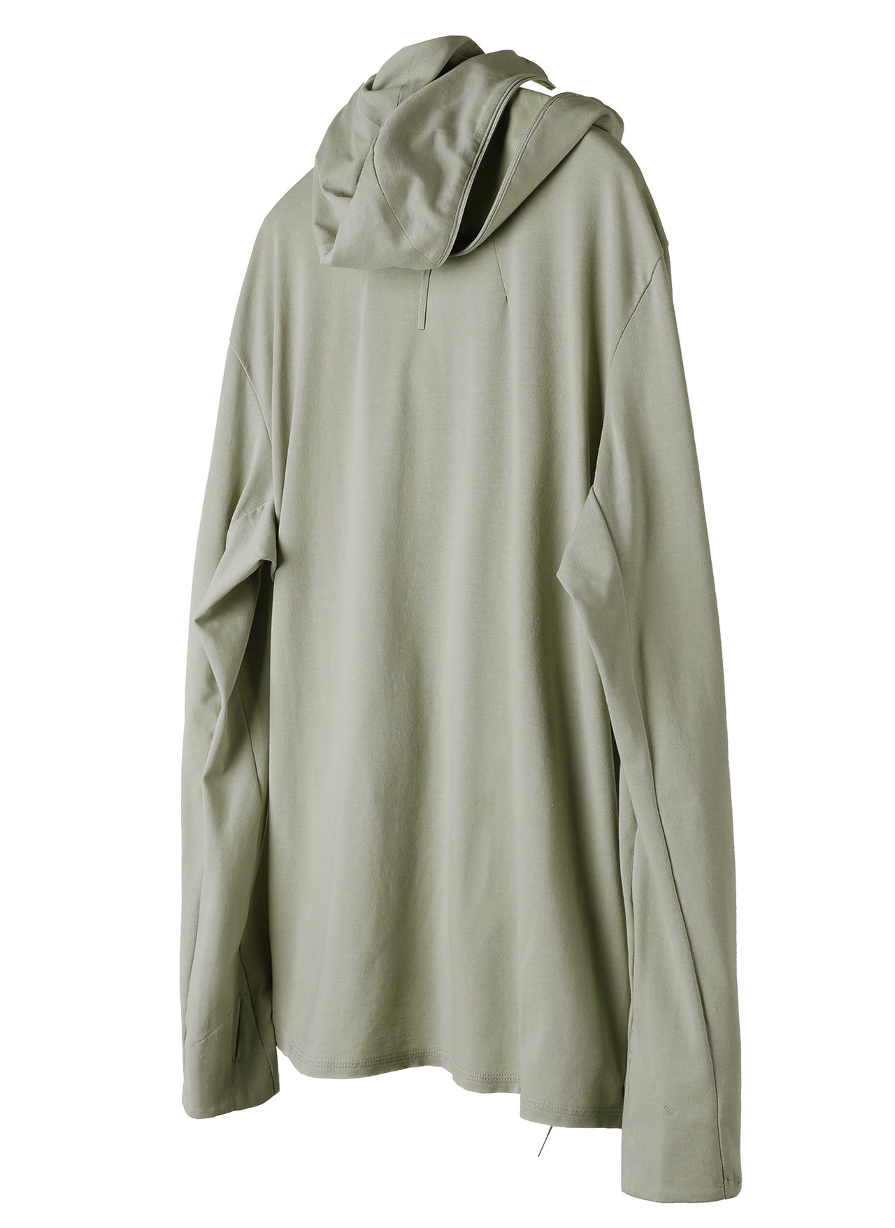 6.0 HOODIE CENTER (GREY GREEN) - 6