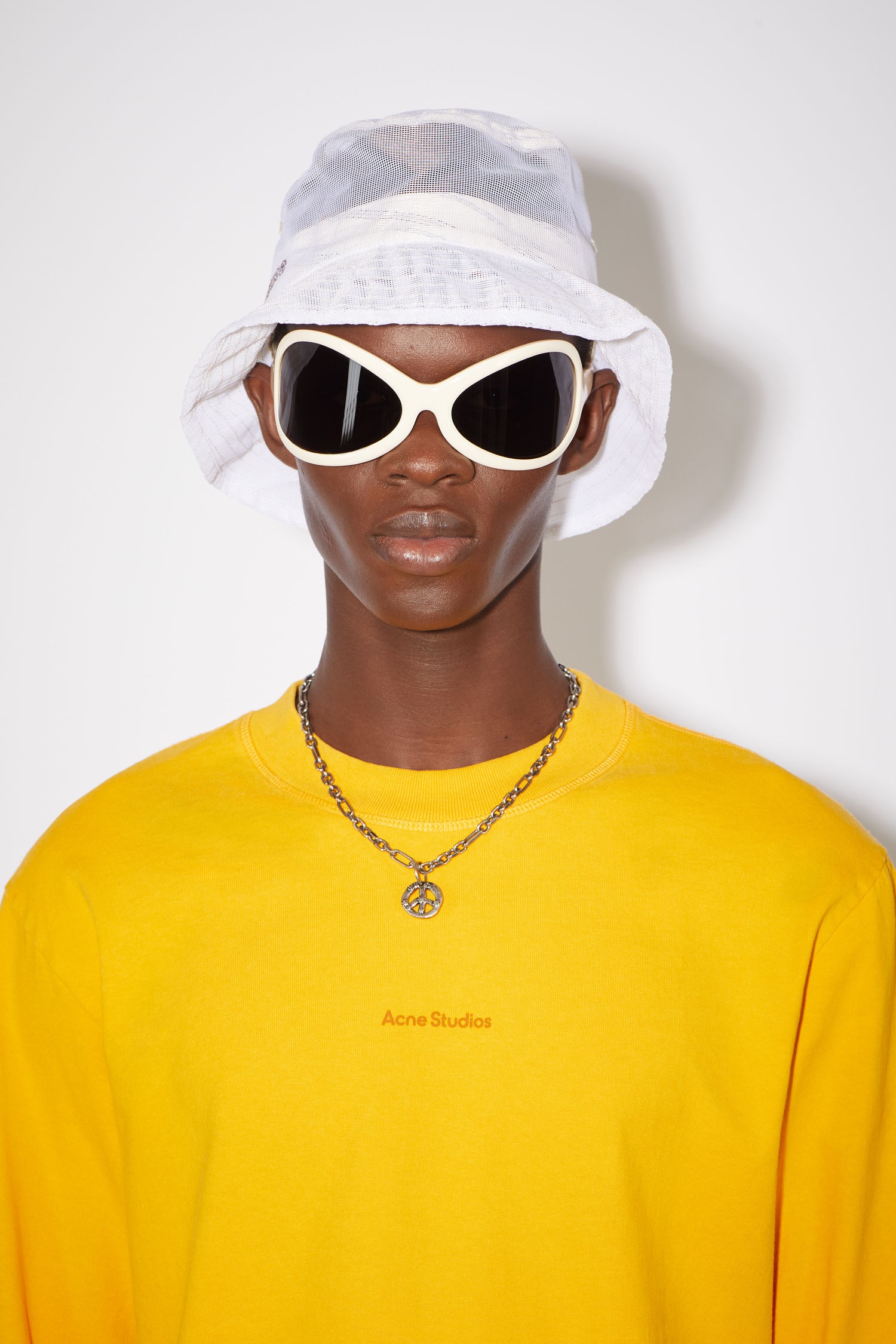 Mesh bucket hat - White - 3