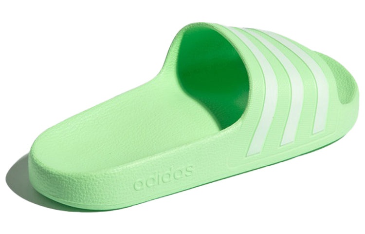 (WMNS) adidas Slide Adilette Aqua Green/White EE7347 - 4
