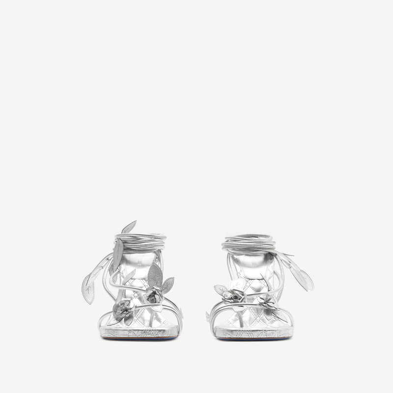 가죽 Ivy Flora Heeled 샌들 3