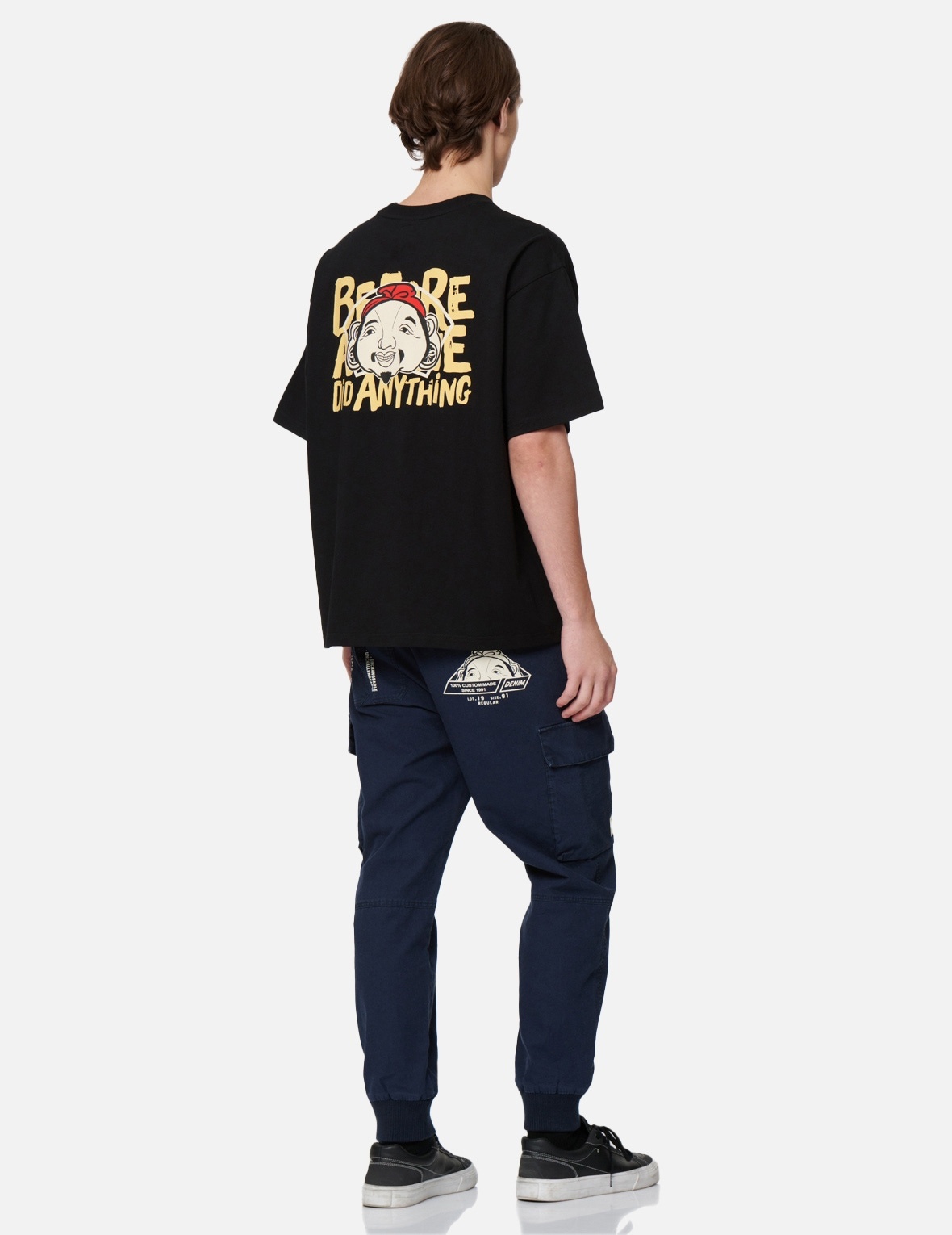 HIDE-AND-SEEK GODHEAD PRINT CARGO JOGGER PANTS - 3