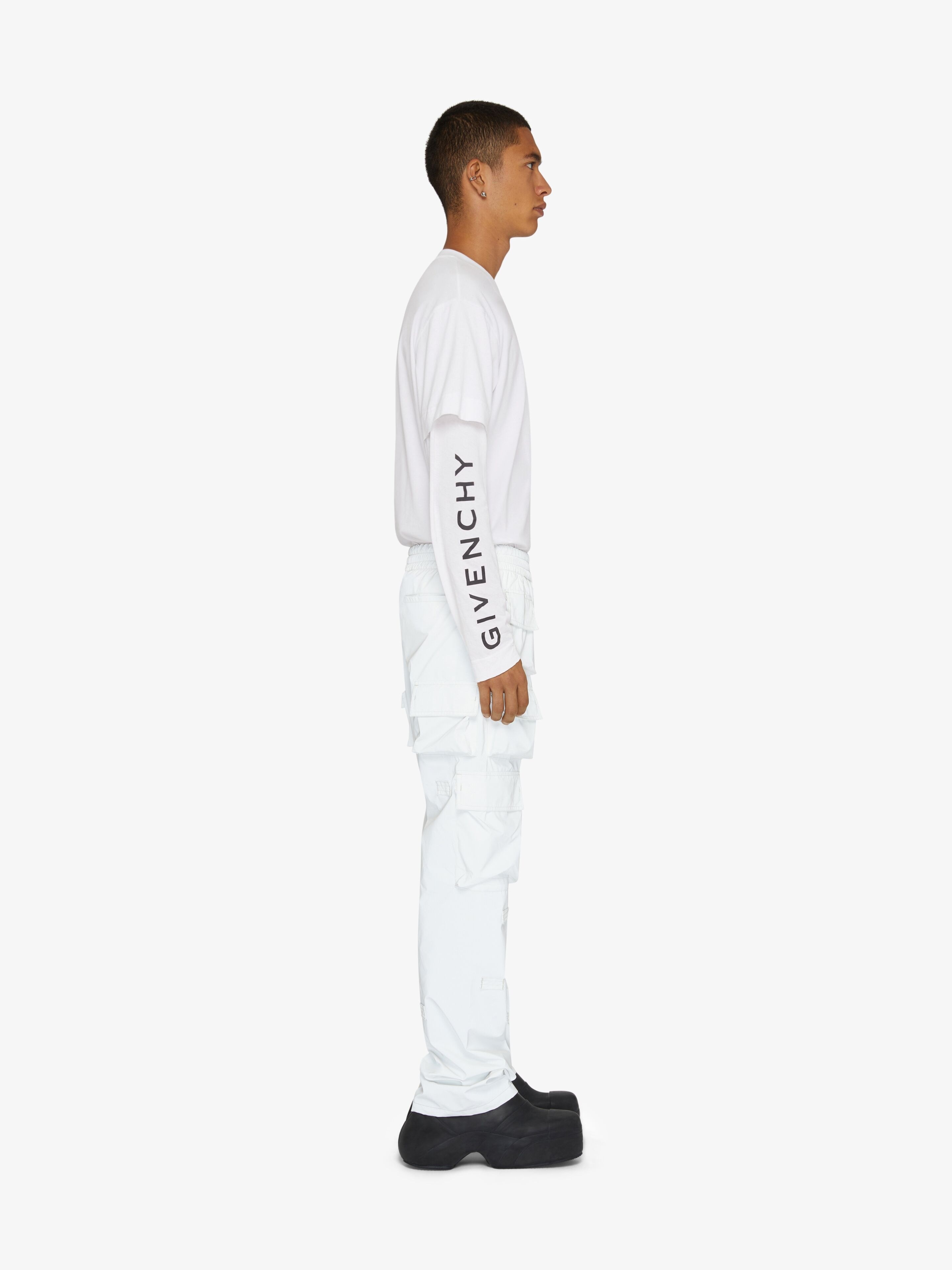 GIVENCHY CUT & LAYER T-SHIRT IN JERSEY - 3