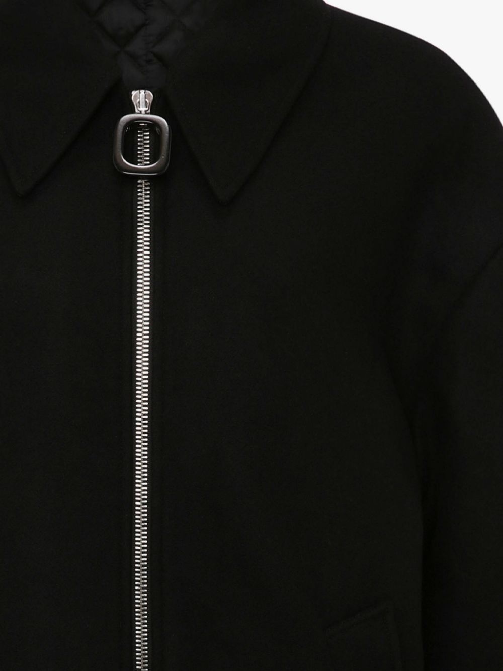 PADDED WOOL SHORT COAT - 5