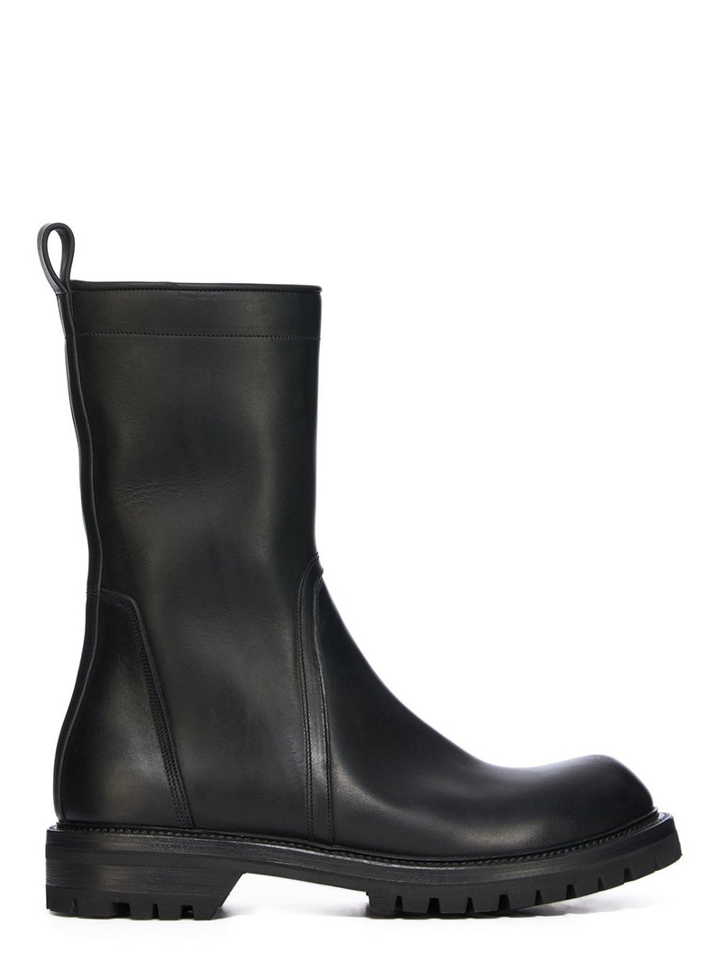 Groppone Leather Boots Black - 1