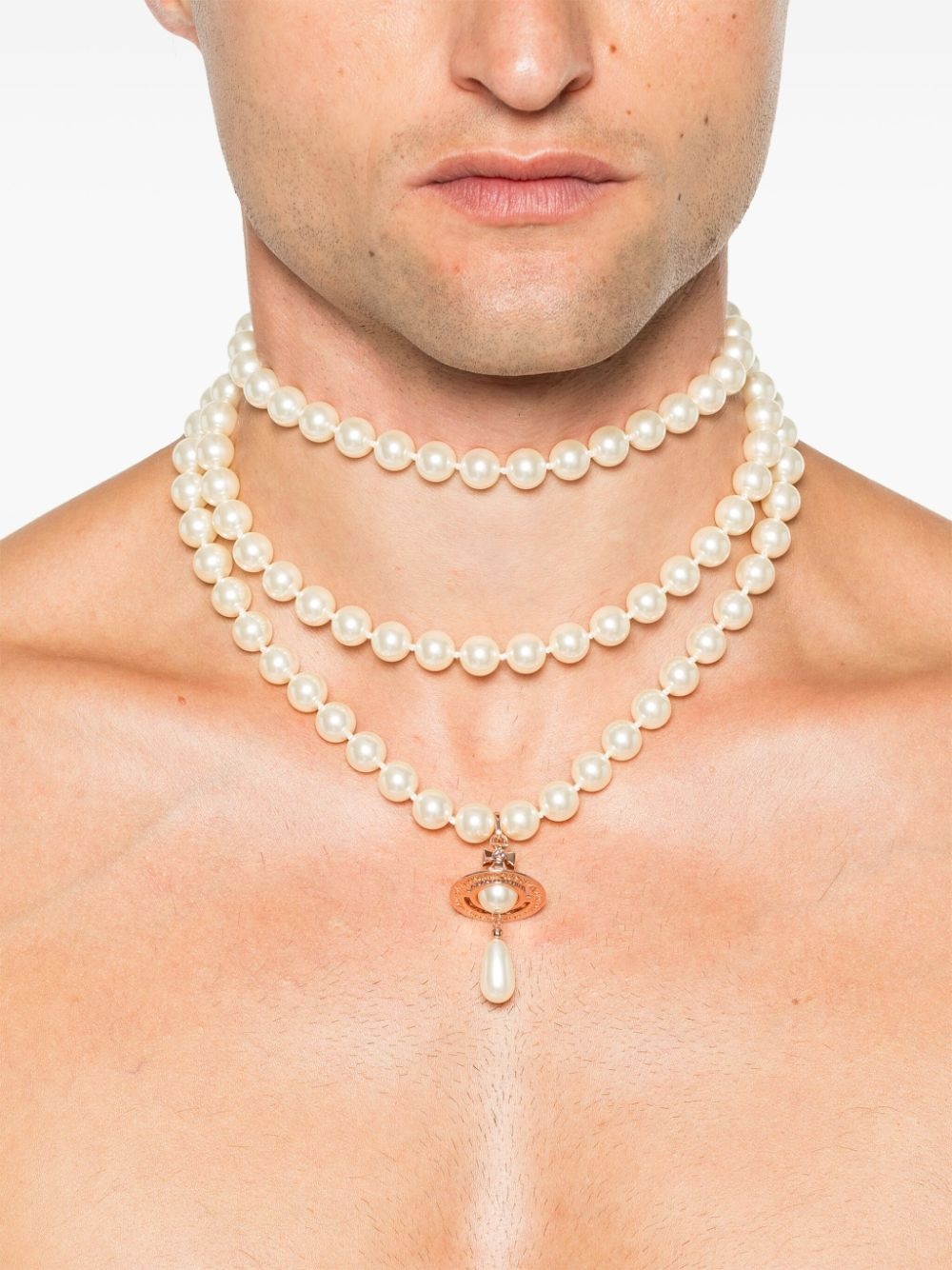 Orb-pendant necklace - 2