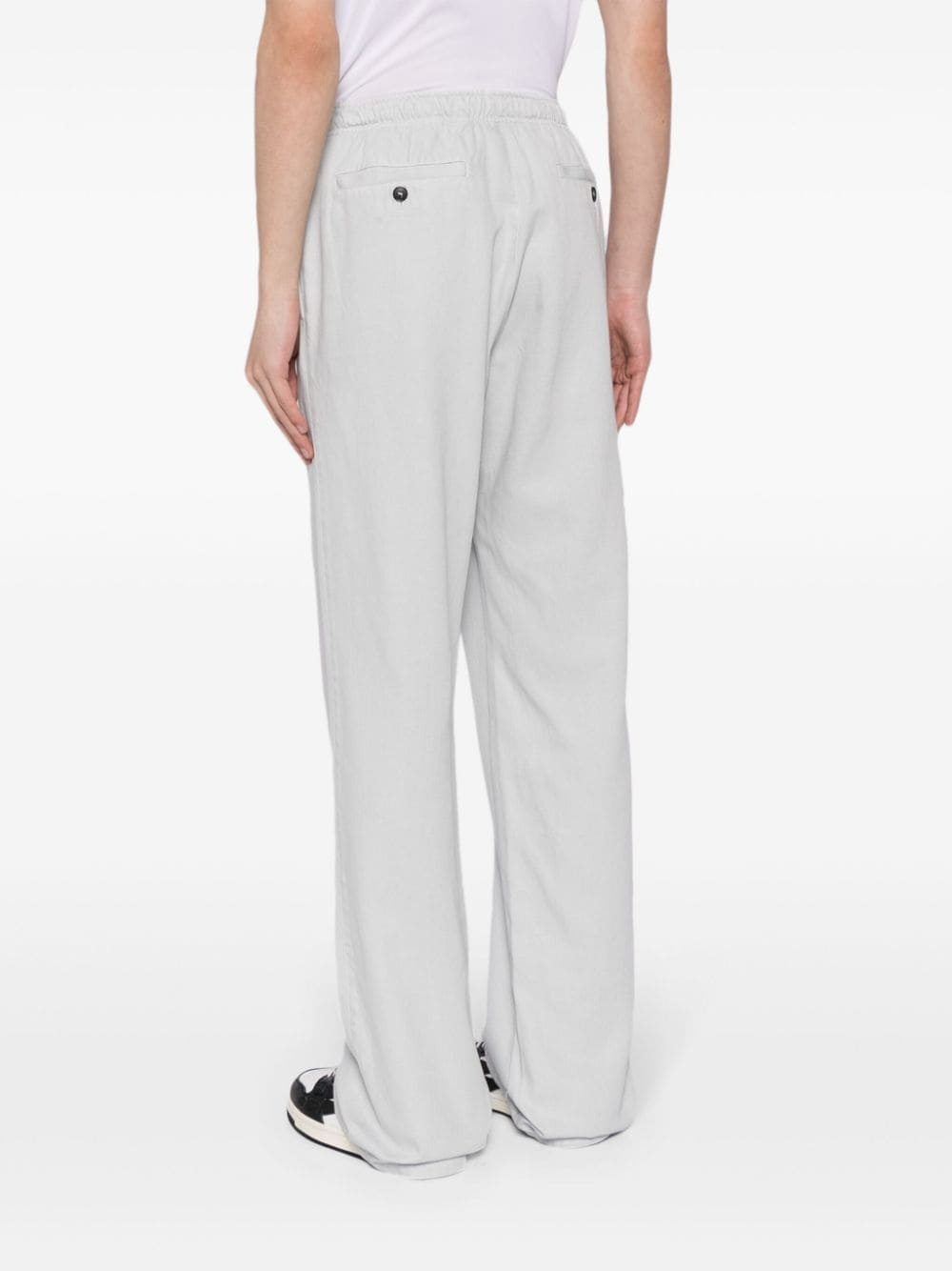 Palm Angels Monogram Travel Pants White - 3