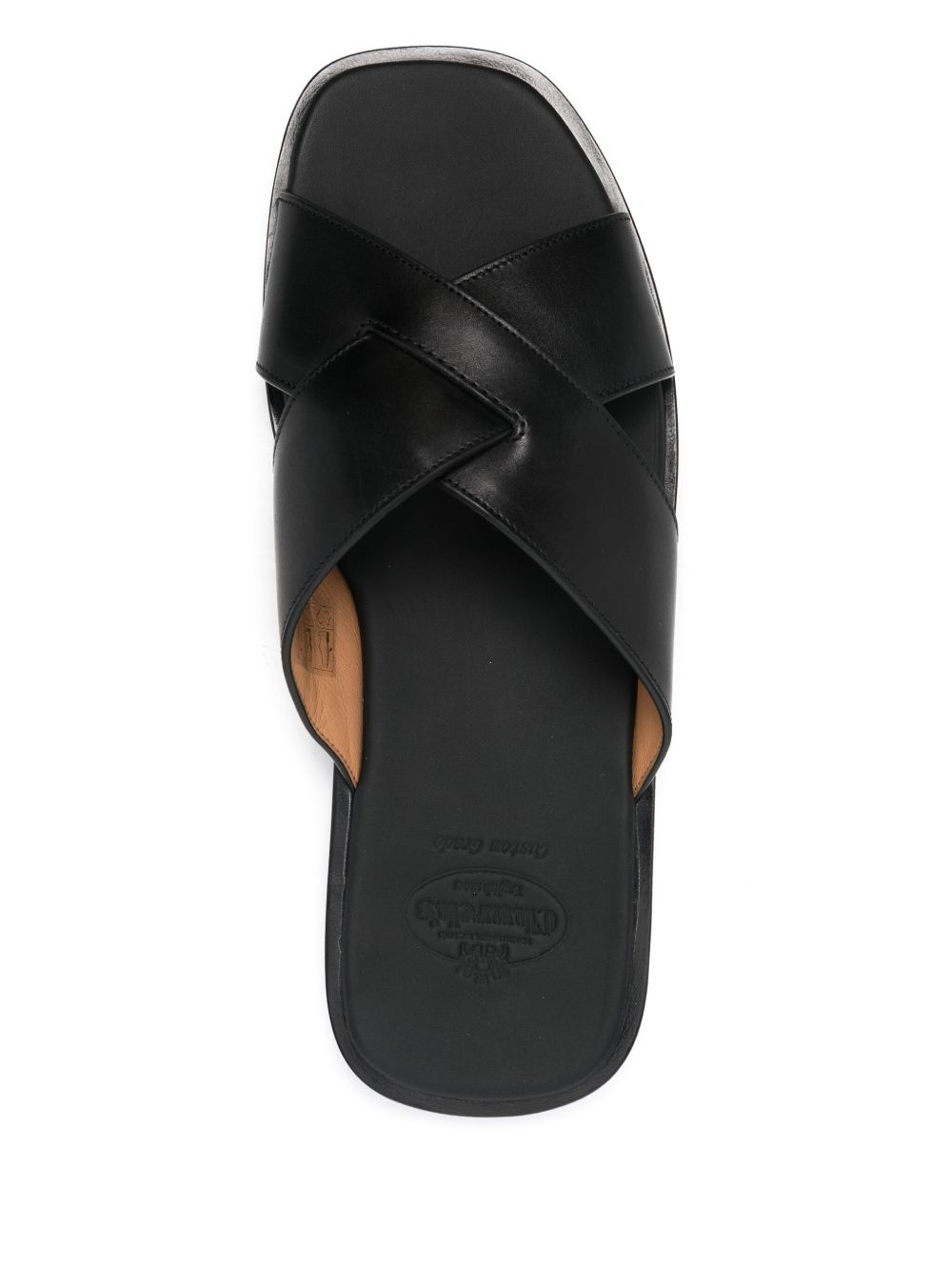 leather slides - 4