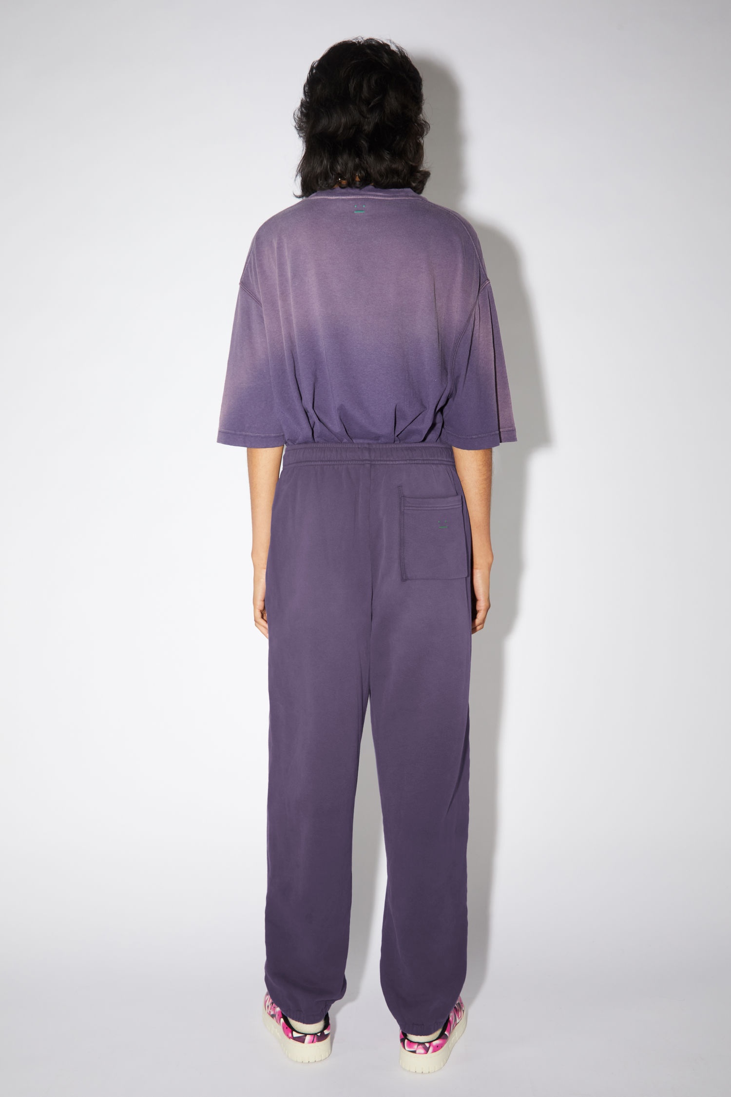 Cotton sweatpants - Purple - 3