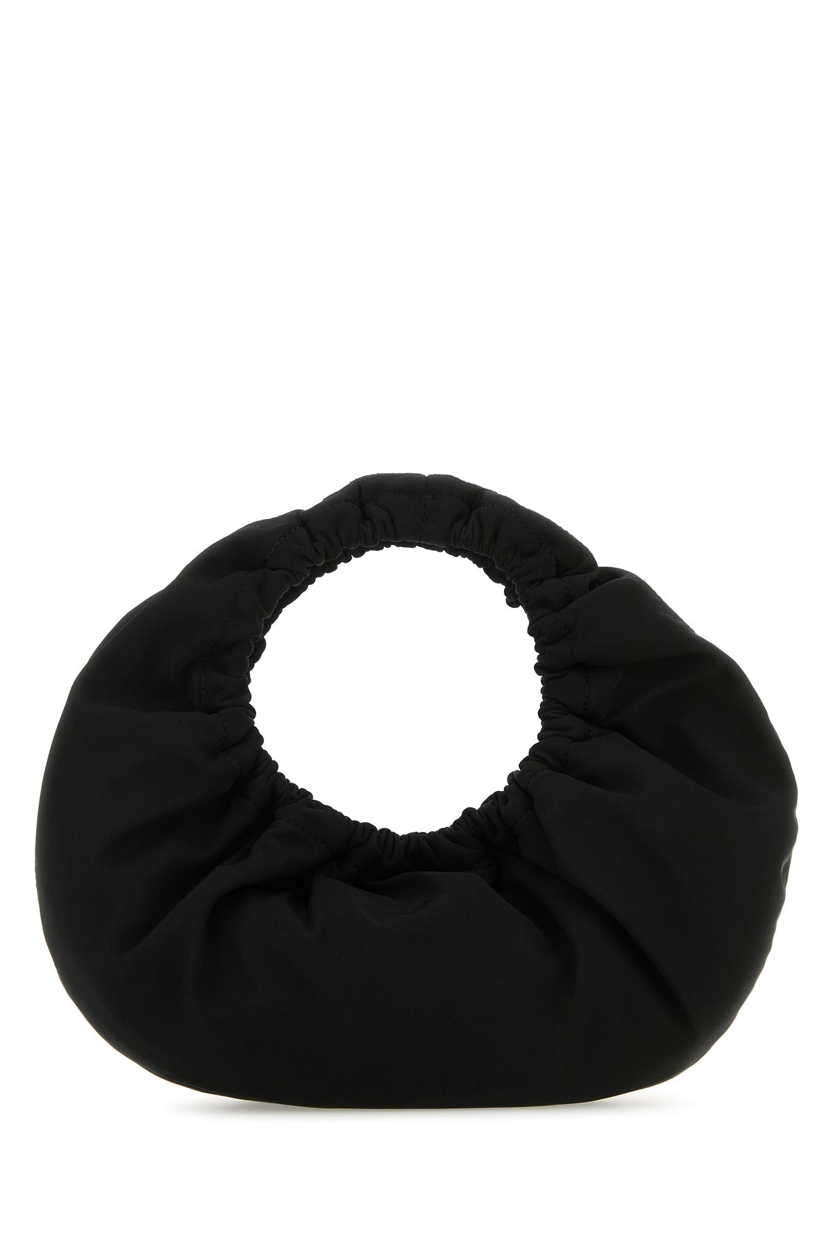 Black fabric Crescent small handbag - 3