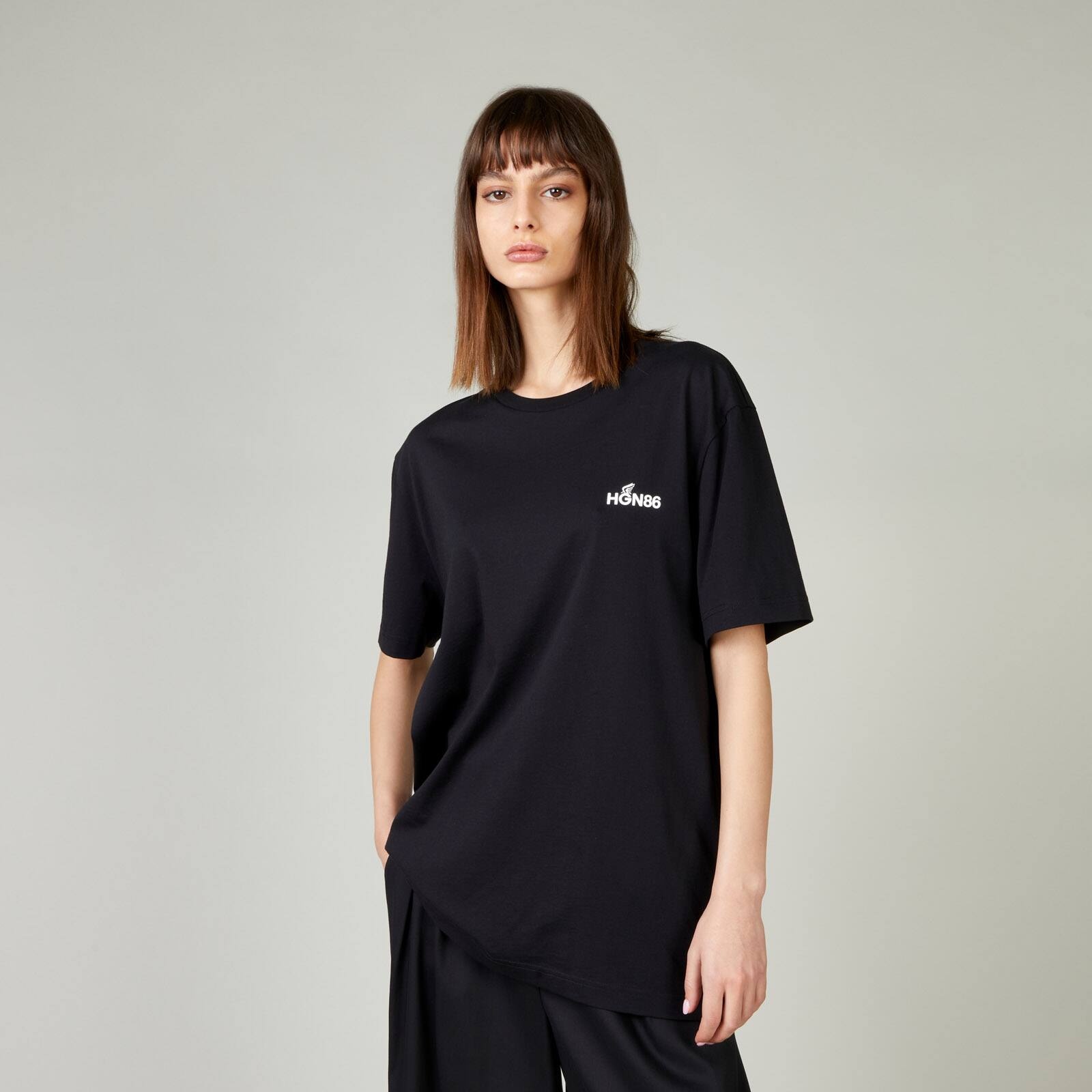 T-shirt in Denim Black - 4