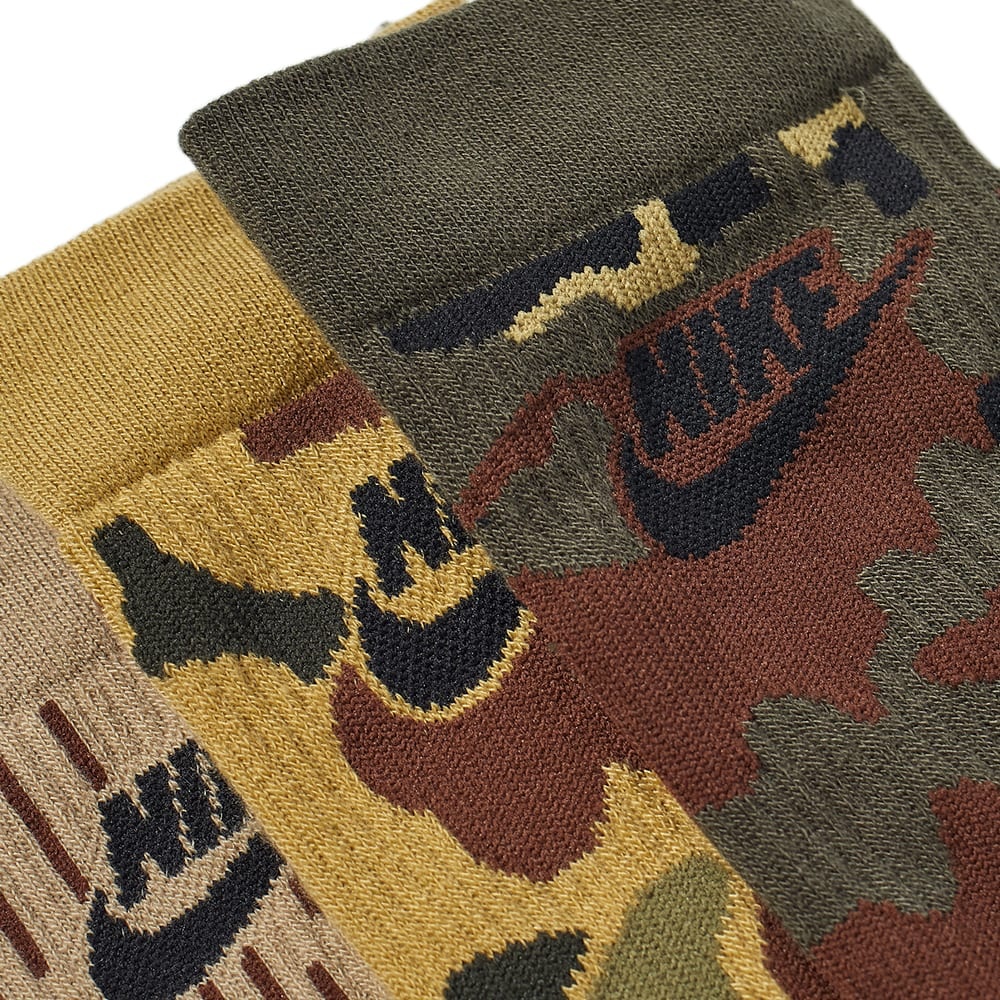 Nike Everyday Essential Camo Sock - 3 Pack - 2