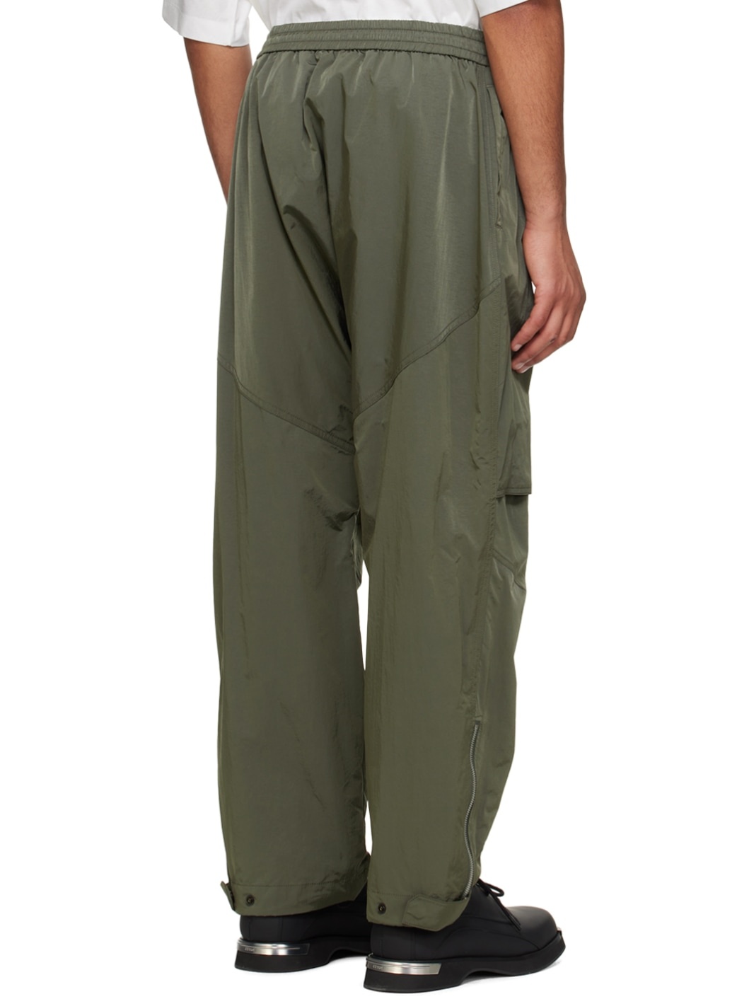 Green Drawstring Trousers - 3