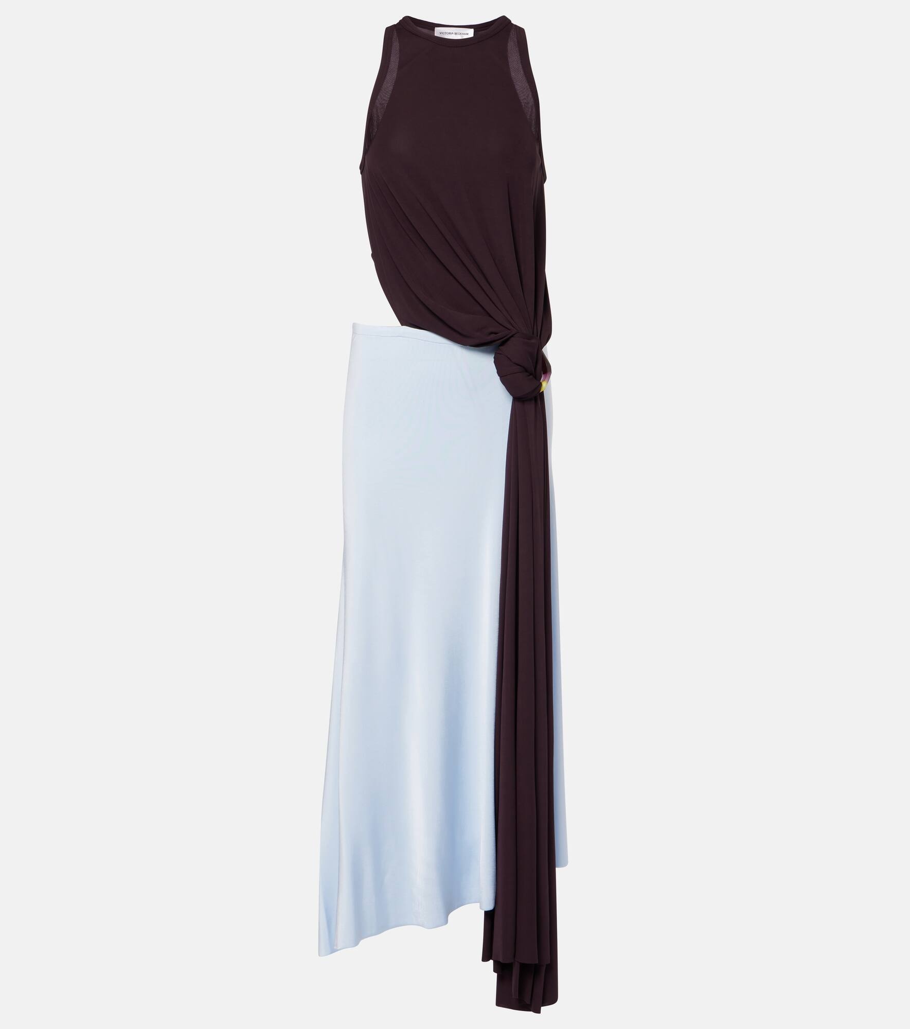 Cutout jersey midi dress - 1