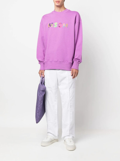 MSGM logo-print sweatshirt outlook