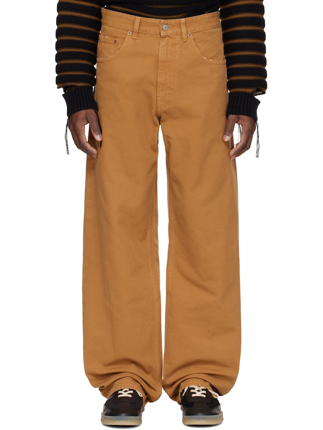Tan Canvas Trousers - 1