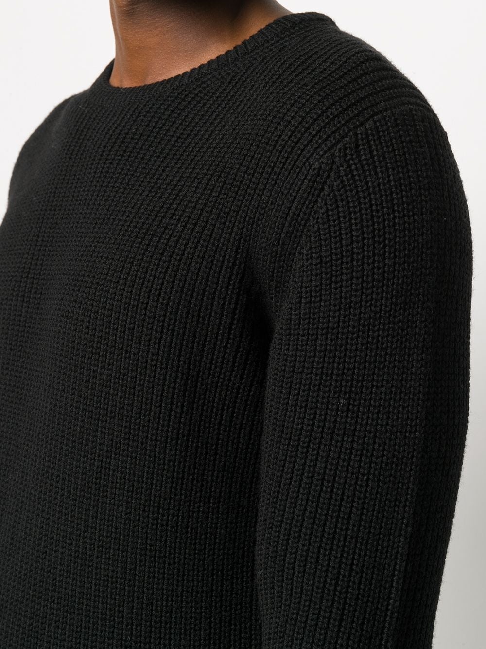 long-sleeved wool jumper - 5