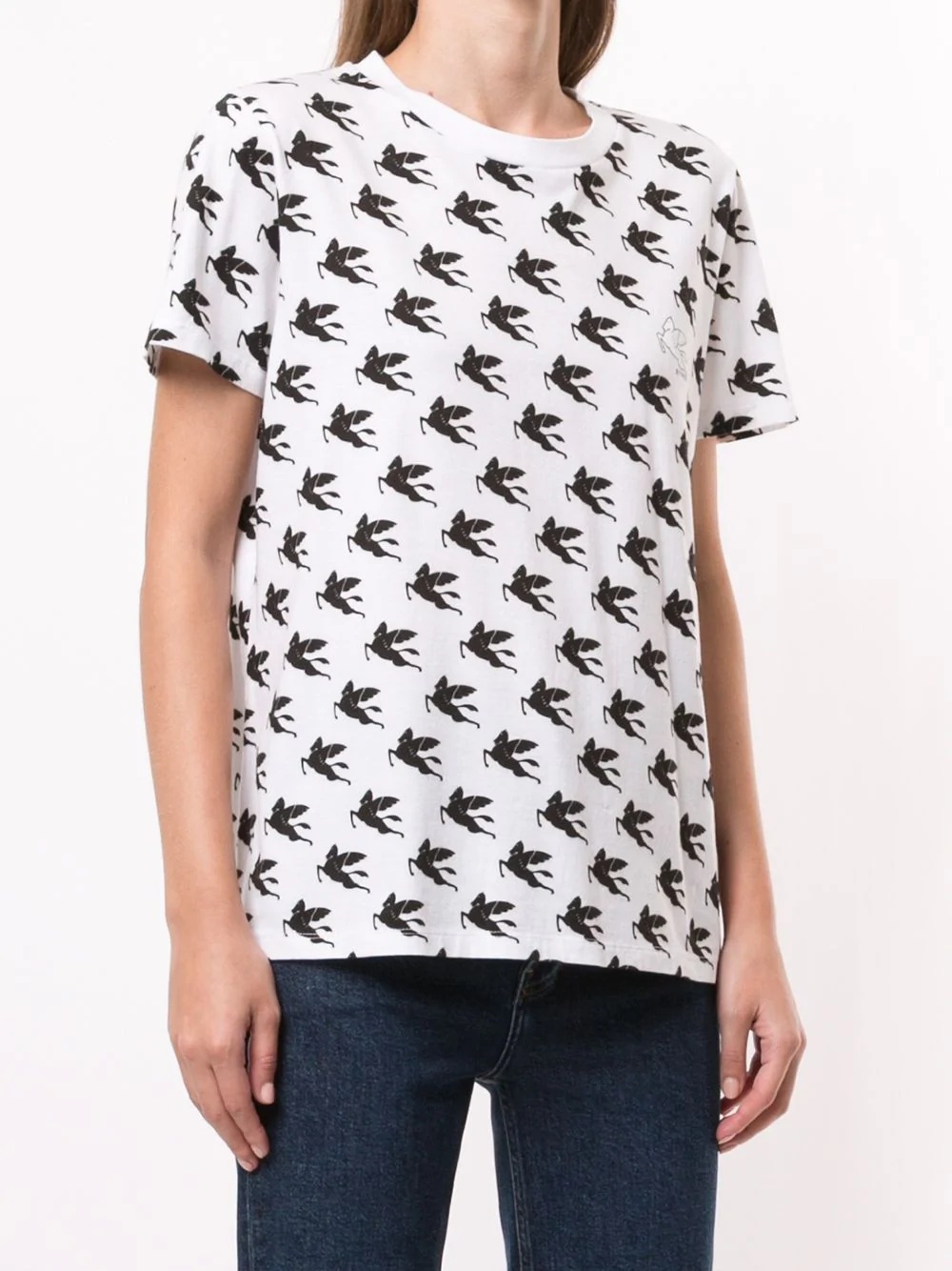 all-over logo cotton T-shirt - 3