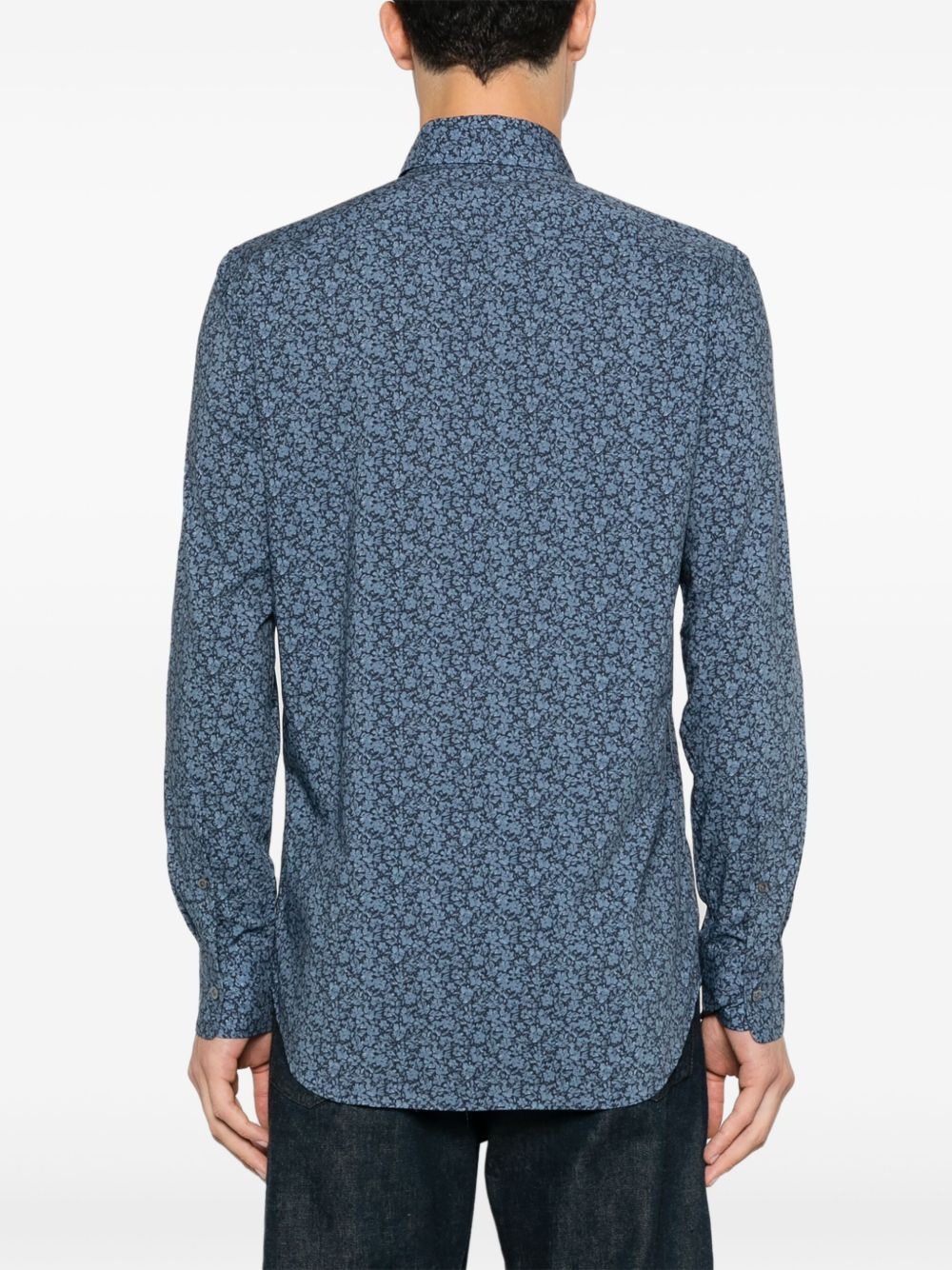 floral-print shirt - 4