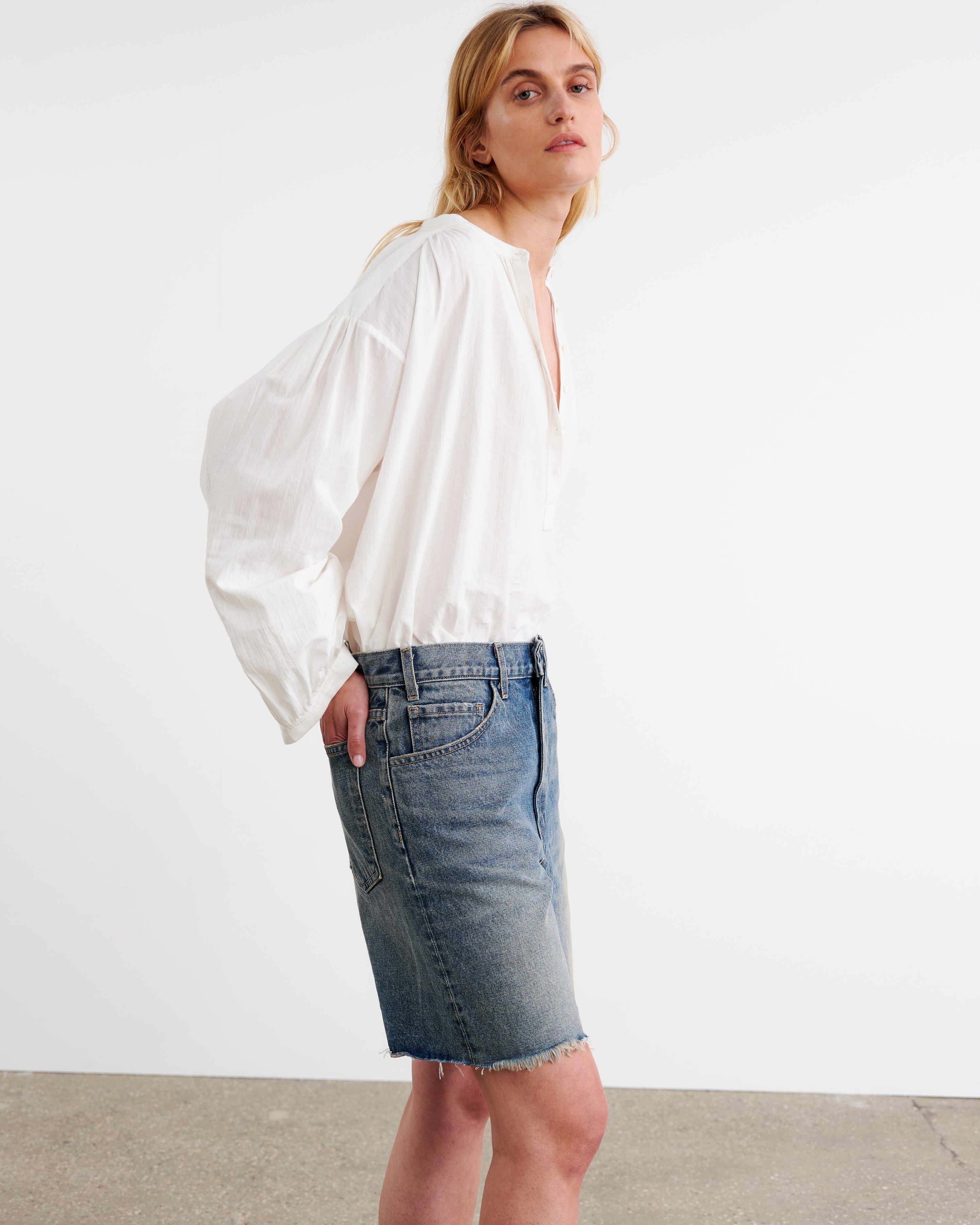 RUSSEL DENIM SHORT - 5