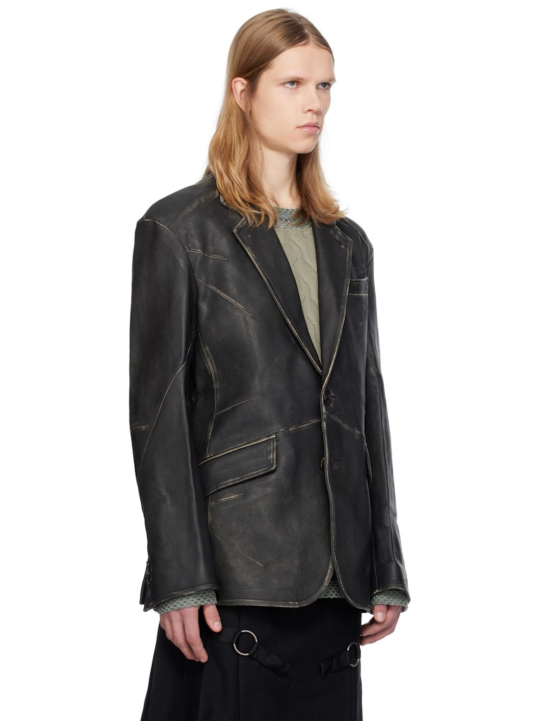 Black Hyde Leather Jacket - 2