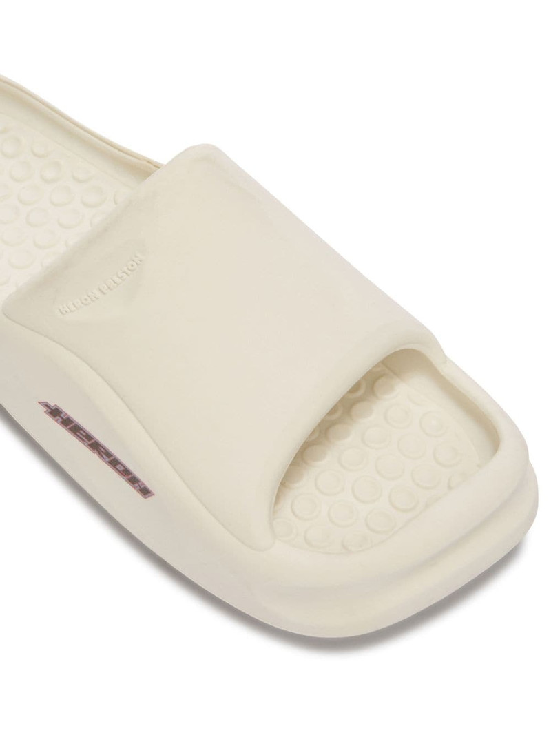 Eco Moulded logo-embossed slides 5
