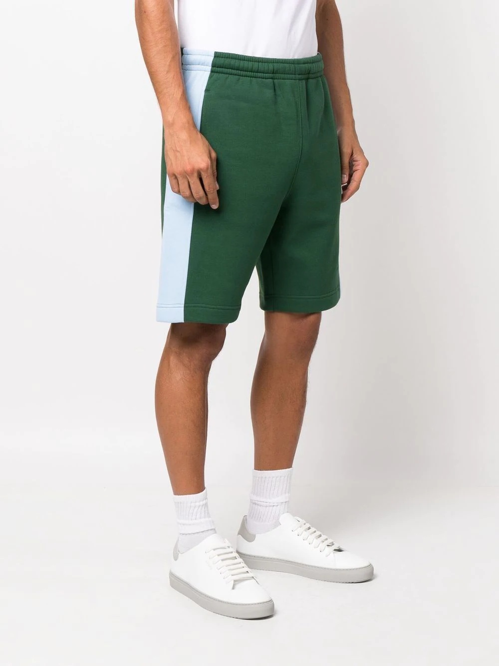 logo-patch side-stripe track shorts - 3