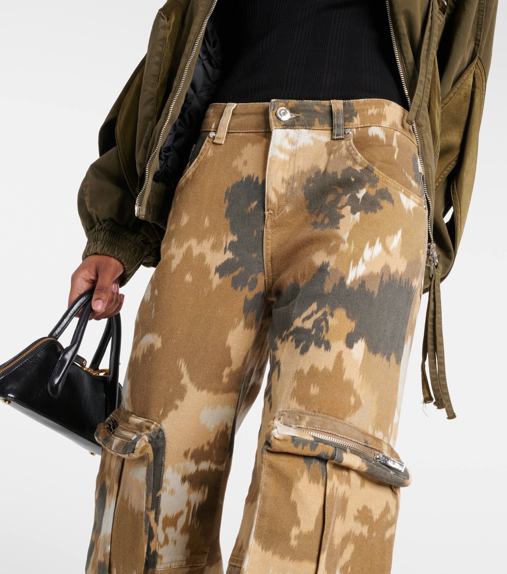 Camouflage cargo pants - 4